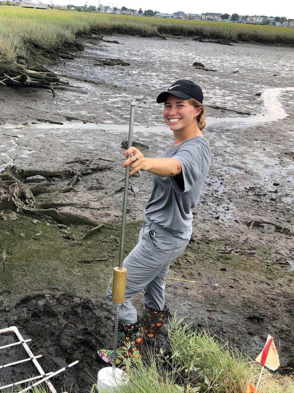 Amanda Giacchetti, 2020 research intern at the Wells Reserve