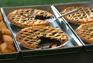 Pie from Beth and John Geary's wedding
