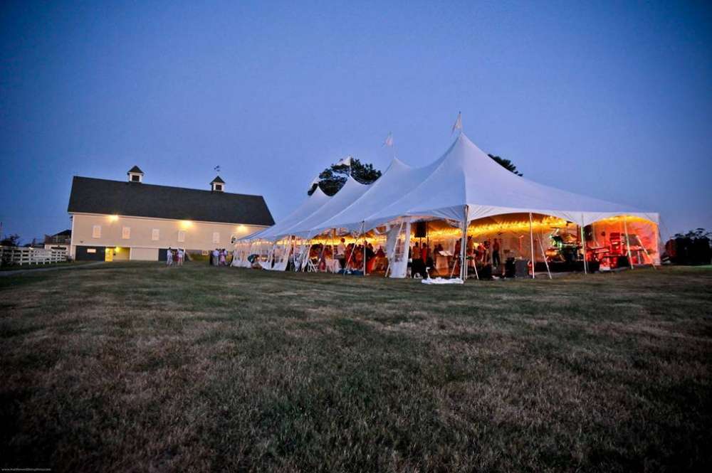 Tent and barn photo &copy; Matt Robbins.