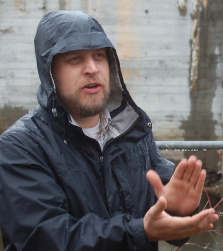 Jake Aman applauds everyone who helped make the reconstruction possible, May 10, 2014
